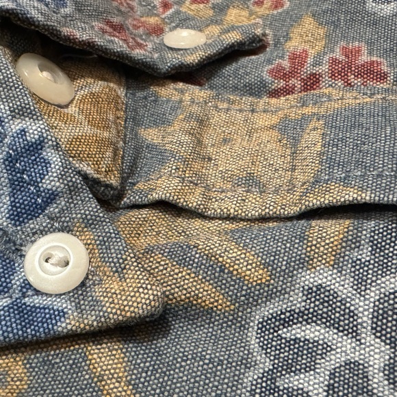 J.Crew Men’s Floral Oxford Short Sleeve Shirt - Size S - Picture 4 of 14